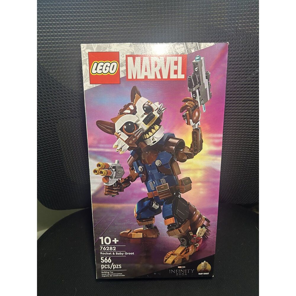 LEGO Marvel 76282 Rocket & Baby Groot 566pcs Set 10+ Infinity Saga Separator NIB